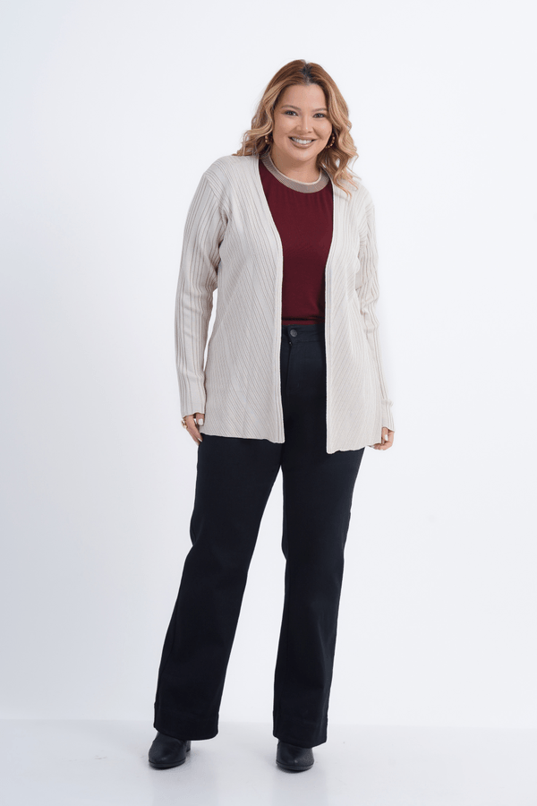 CARDIGÃ TWIN-SET PLUS SIZE FEMININO MANGA LONGA AYLA - Program